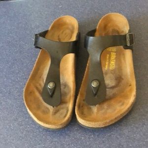 Black Birkenstock sandals